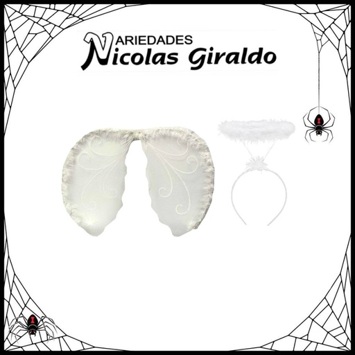 [IF2427] @Set halloween angel y corona