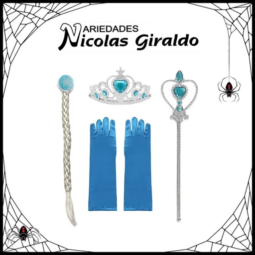 [AS-H308] @Set halloween princesa 4 piezas