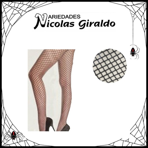 [AS-H099] Media halloween malla negra 