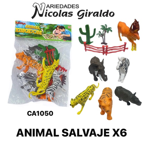 [CA1050] Animal salvaje x6