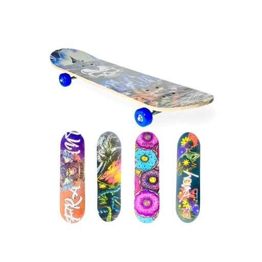 [DK474] (FJ803)Patineta tabla madera grande 