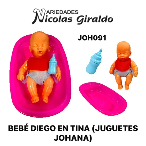 [JOH091] Bebe diego tina (juguetes johana)