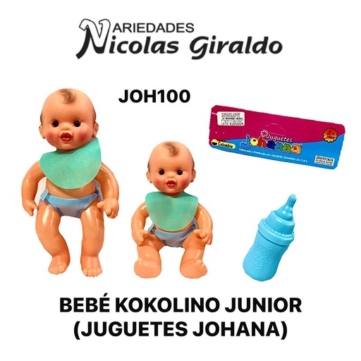 [JOH100] Bebe kokolino junior (juguetes johana) 