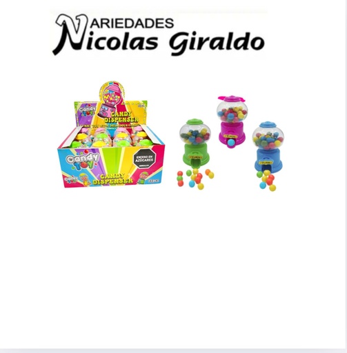 [705192] Dulce juguete dispensador candy toy