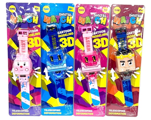 [MG40257] Reloj infantil carton caritas legos 