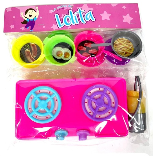 [J076] Vajilla lolita estufa