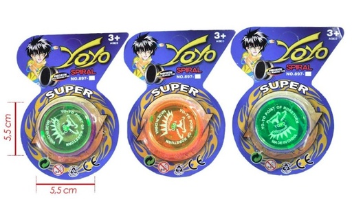 [SE1639] (MG33185)Yoyo carton luz 