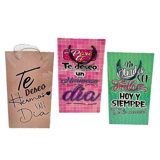[142103] Bolsa regalo cariñitos vertical grande