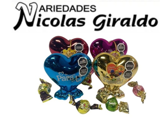 [E86-CH] Chocolate adro corazon personaje x45gr