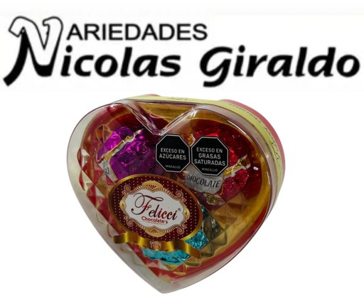 [H03DF] Chocolate feliccie corazon X3