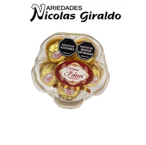 [F05] Chocolate feliccie flor x5