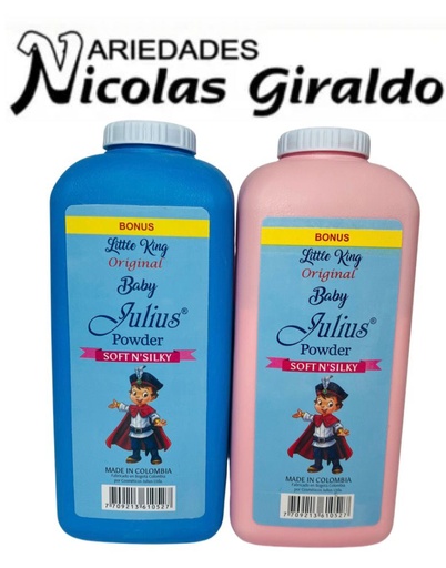 [1122] Talco bebe julius x625g grande