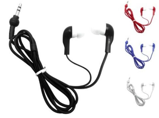 [001-KJ01] @Audifono sencillo bolsa paquete x12