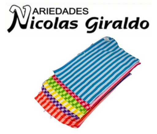 [1002L] Limpion micro fibra rayas x12