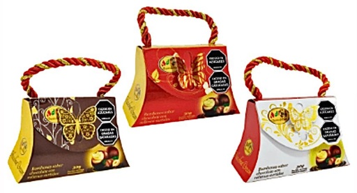 [E202-CH] Chocolate adro mini cartera x30grm