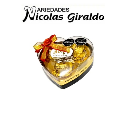 [E31-CH] Chocolate adro corazon X3