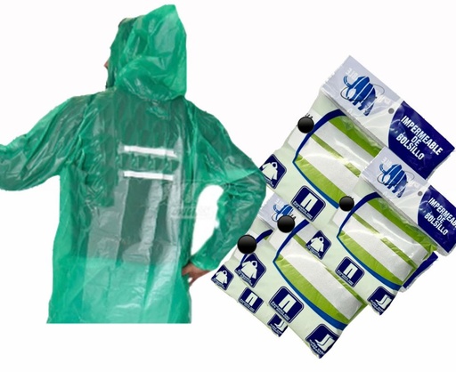 [RXL] Impermeable reflectivo talla XL (BLUE-BIKER)