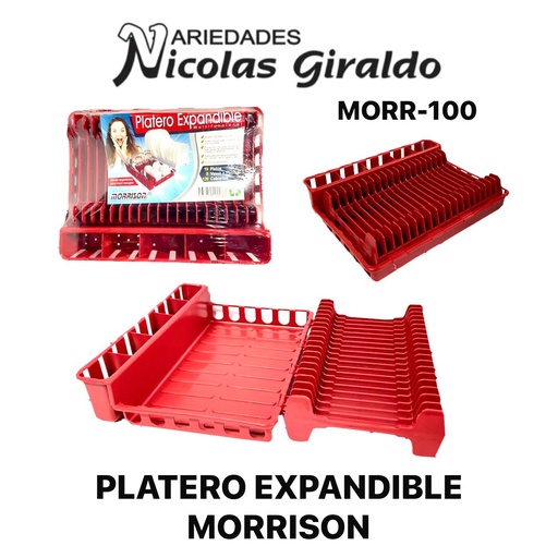 [MORR-100] Platero expandible morrison 