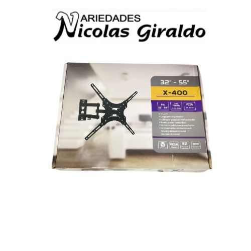 [X-400] @Soporte tv sencillo buje plastico 