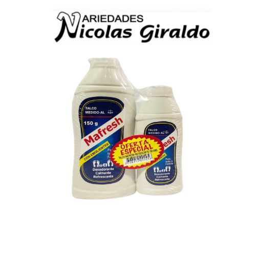 [T-150] Talco oferta mafresh 150 mas 85 pequeño