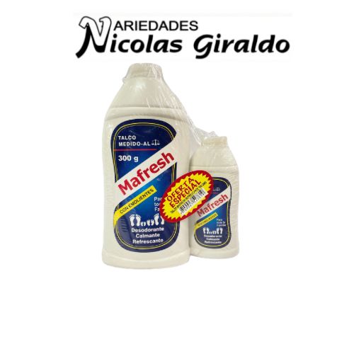 [T-300] Talco oferta mafresh 300 mas 85 grande 