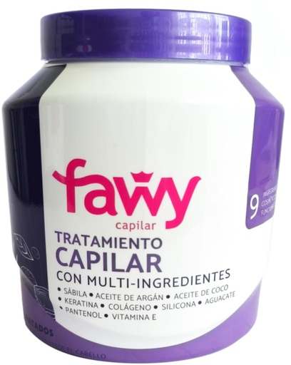 [4TR009] Tratamiento capilar fawy morado x1000