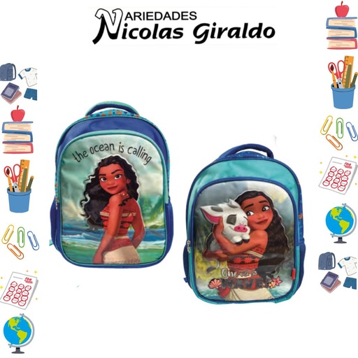 [626-018-2109] Morral primavera personaje grande moana