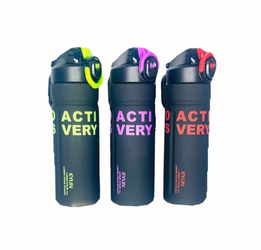 [YY-481] Termo fino importado 700ml negro