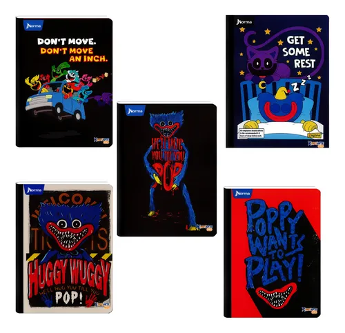 [572545] Cuaderno xpresarte cosido licencia poppy playtime 100H rayas  