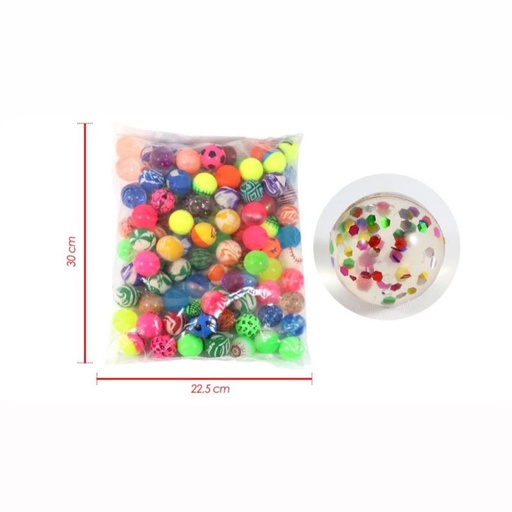 [PT26863] Pelota loca mediana colores surtidas x100