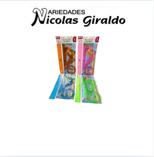 [GR172] Juego geometrico flexible graficolors