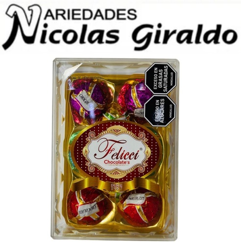 [S08D] Chocolate feliccie cubo x8