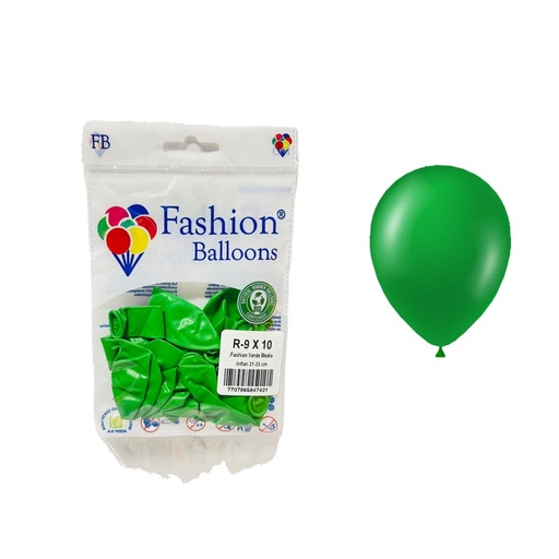 [847421] Bomba ballons r9x10 verde medio