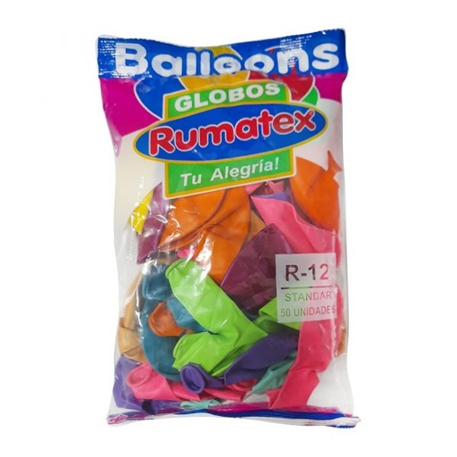 [843775] (843485)Bomba ballons r12x50 surtida