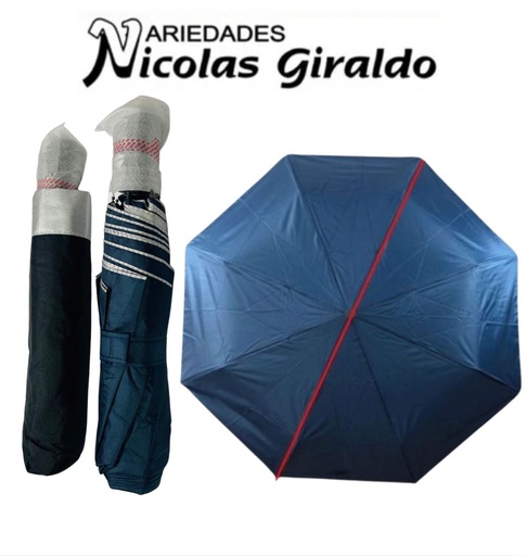 [PT18373] Sombrilla dama automatica con filtro fondo entero