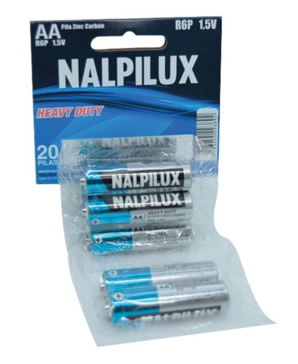 [222330] Pila nalpilux tira x 10 AA