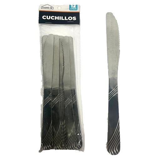 [HQ122] Cuchillo trinchar x12 fino homi-q