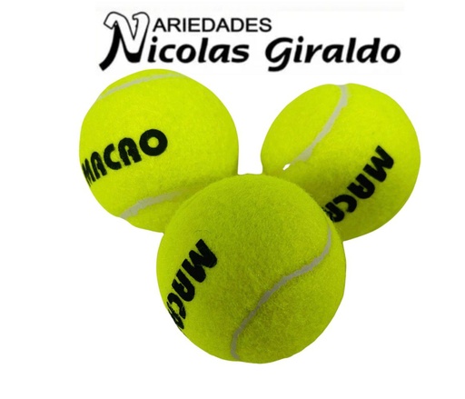 [K-03] Pelota tenis macao x3
