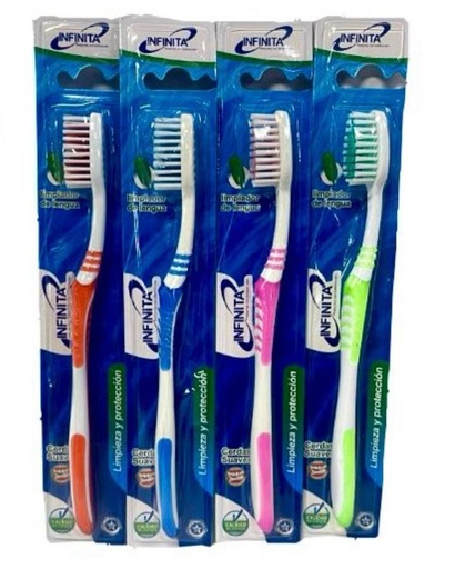[INF259] Cepillo dental infinita adulto x12 unidades  