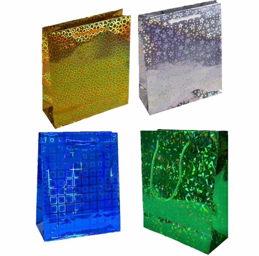 [21133-3] @Bolsa regalo tornasol semi mediana 23x27 PQT X12 