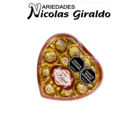 [H12D] Chocolate feliccie corazon X12