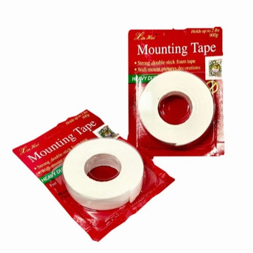 [EN0728] Cinta doble faz mini roja 
