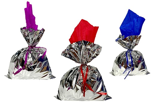 [105060] @Bolsa metalizada x10 8x12"  