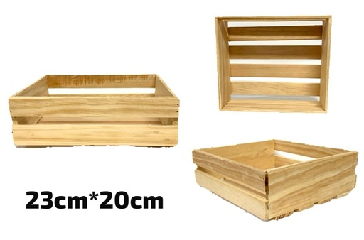 [ART-199-8] Canasta madera #2 envarillada