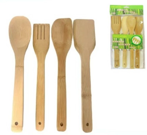 [DK-2790] @Cuchara bambu x4