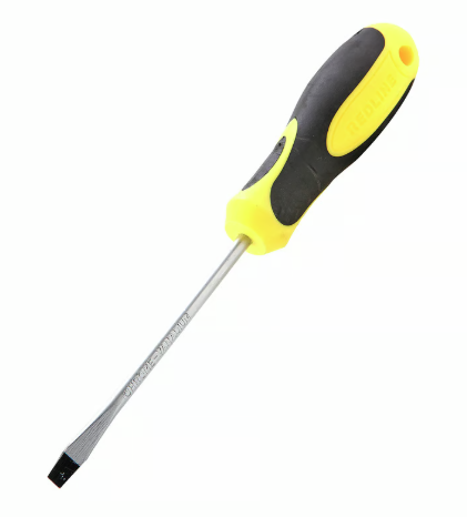 [AK10324] @Destornillador pala fino encauchetado x1 