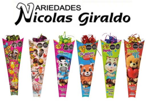 [E91-CH] Chocolate adro cono surtido