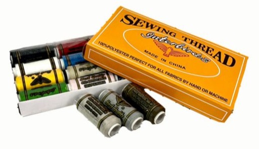 [AK2161] @Hilo chino negro caja x12 