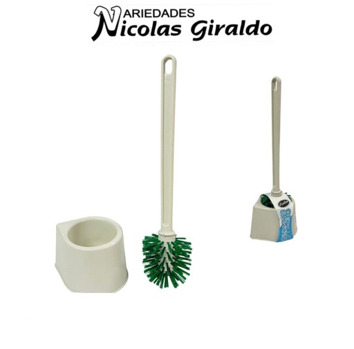 [CEPSANB] Escobillon baño blanco sencillo