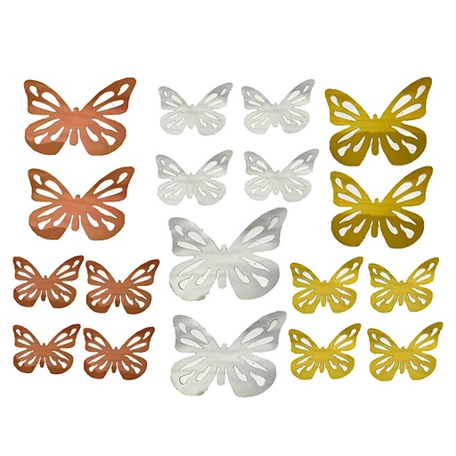 [MF1710] Mariposa troquelada grande 